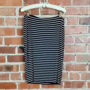 Bailey 44 knit striped‎ pencil skirt M